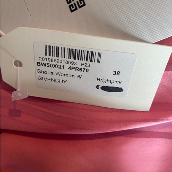 Givenchy pink silk shorts - Picture 5 of 6